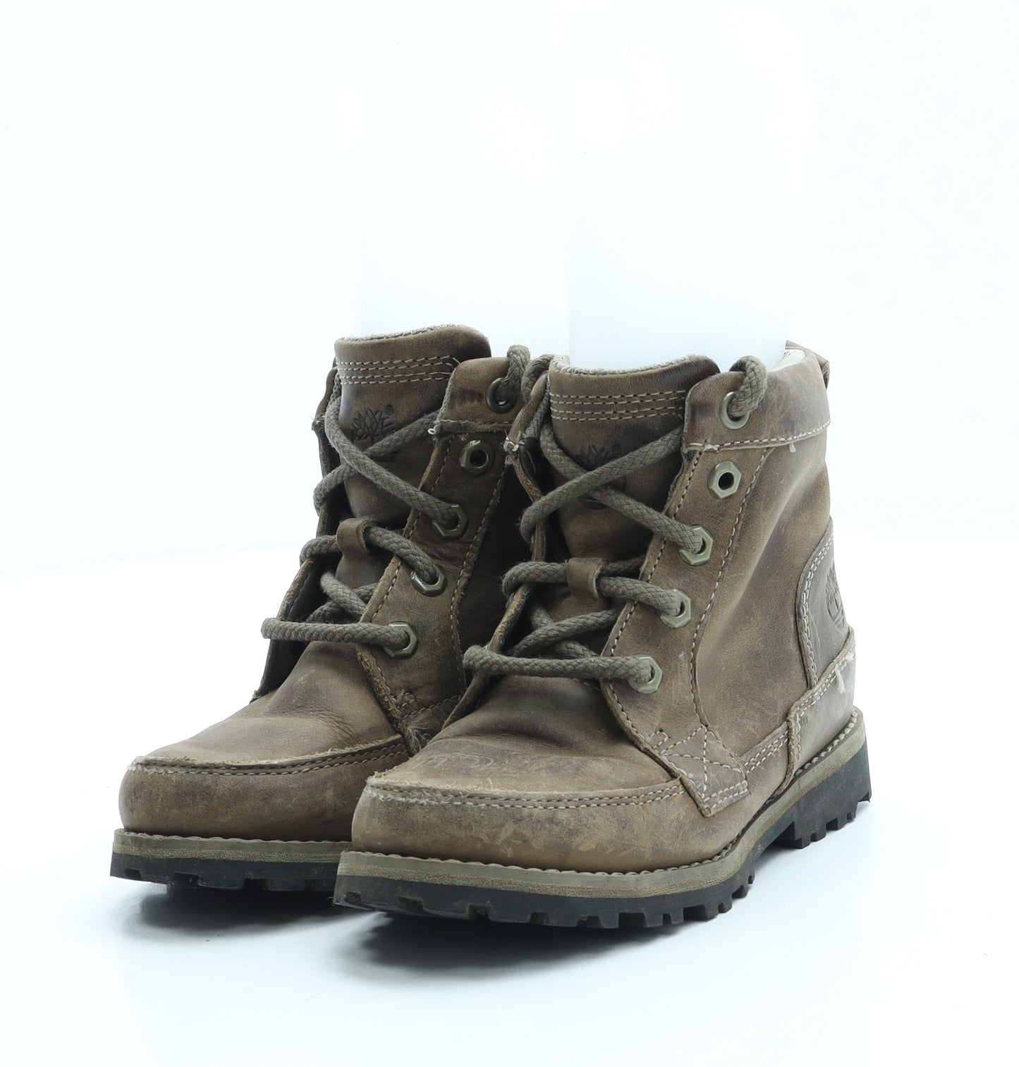 Timberland Boys Brown Polyester Trainer UK 11 29