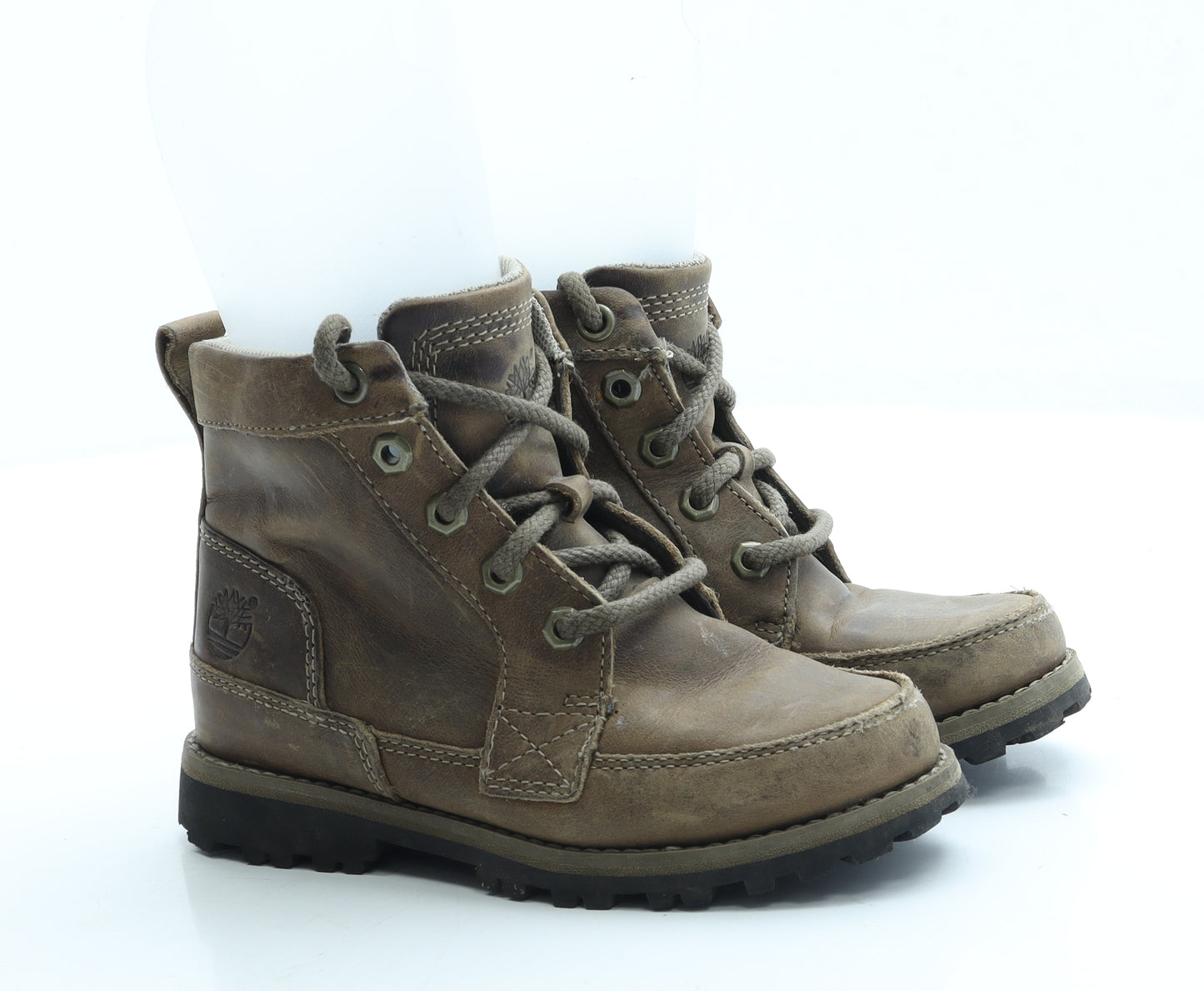 Timberland Boys Brown Polyester Trainer UK 11 29