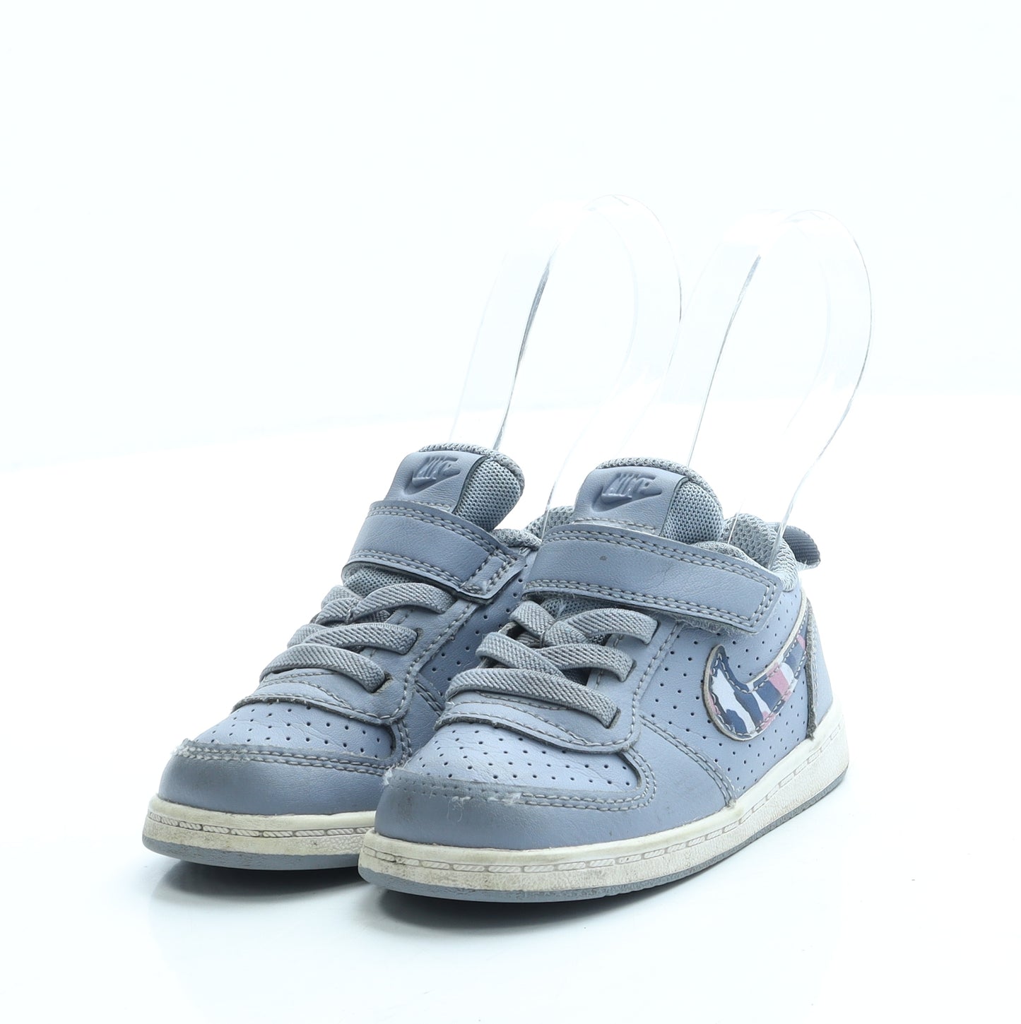 Nike Boys Blue Leather Trainer UK 5.5 22