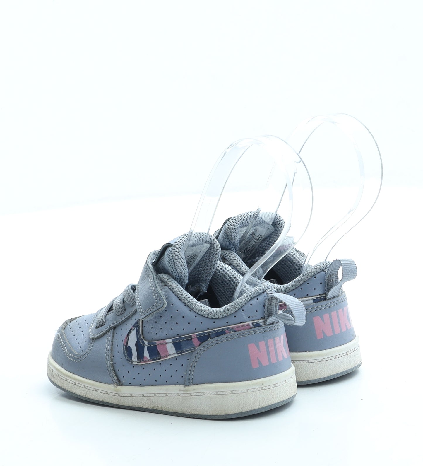 Nike Boys Blue Leather Trainer UK 5.5 22