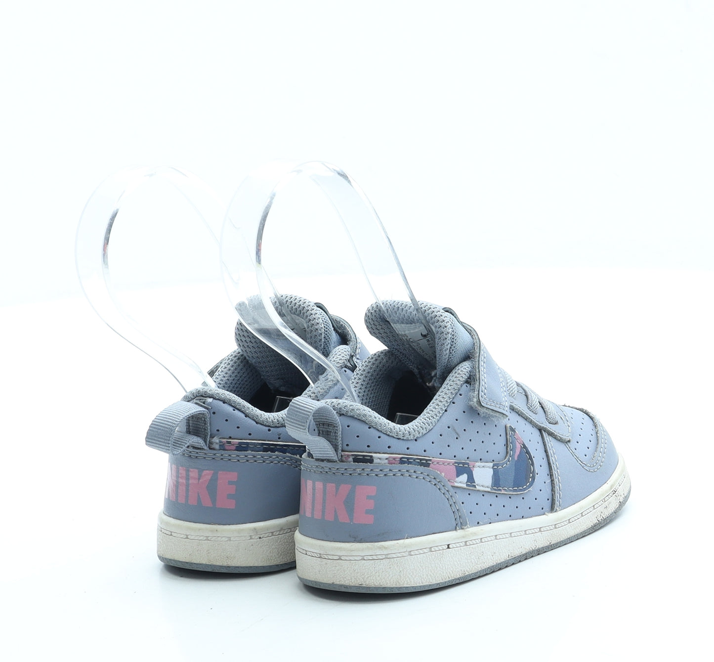 Nike Boys Blue Leather Trainer UK 5.5 22