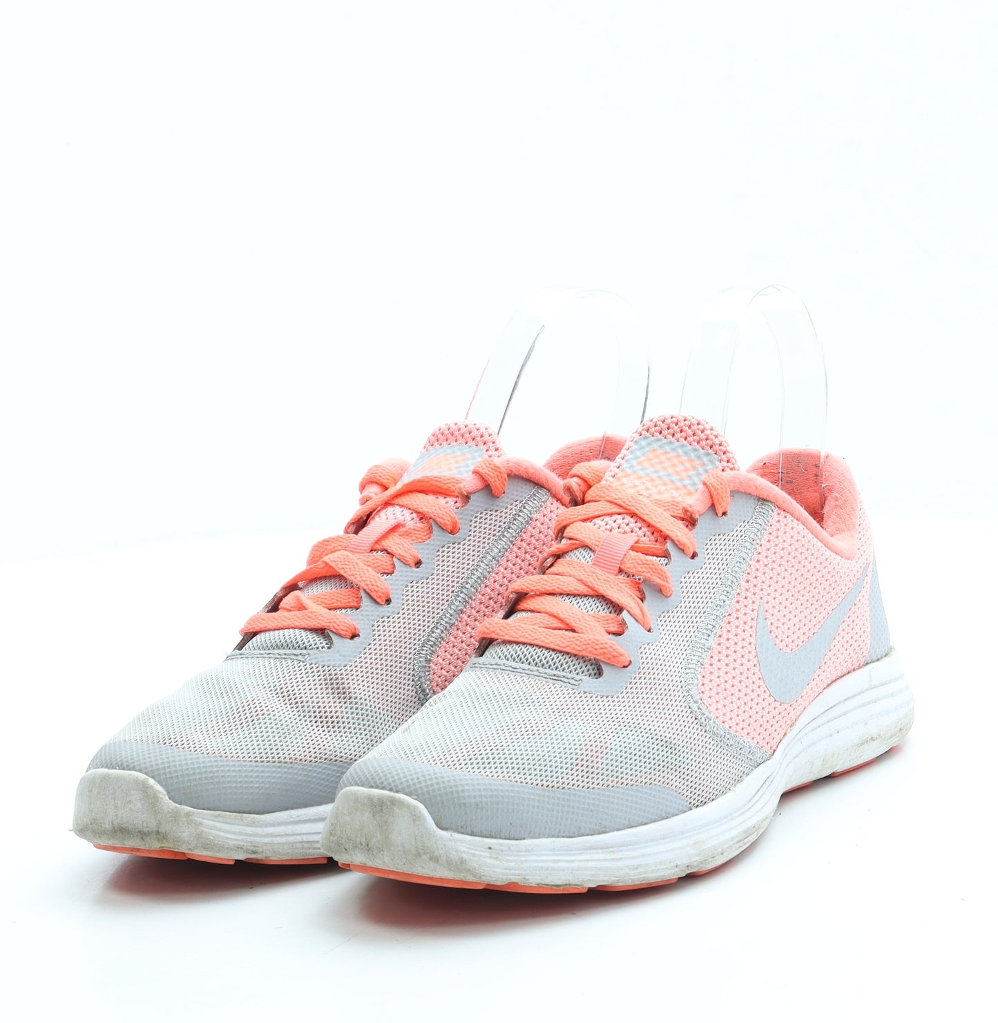Nike Girls Grey Polyester Trainer UK 4 36.5