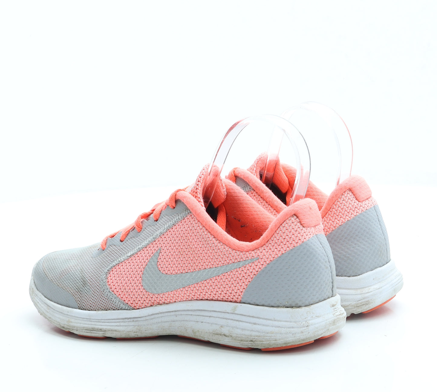 Nike Girls Grey Polyester Trainer UK 4 36.5