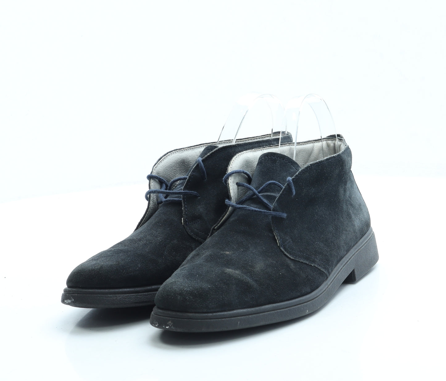 Rohde Mens Blue Suede Desert Boot UK 6