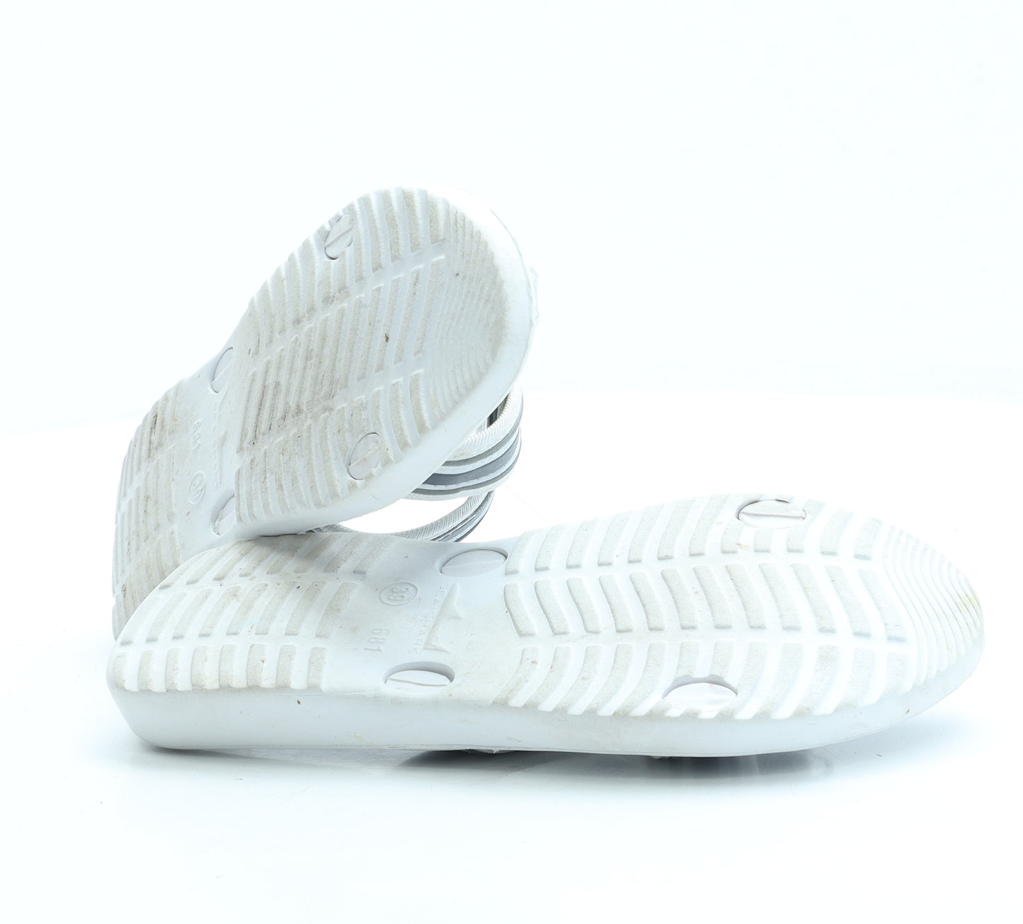 Sea Shark Womens Grey Polyester Slip On Sandal UK 6 39