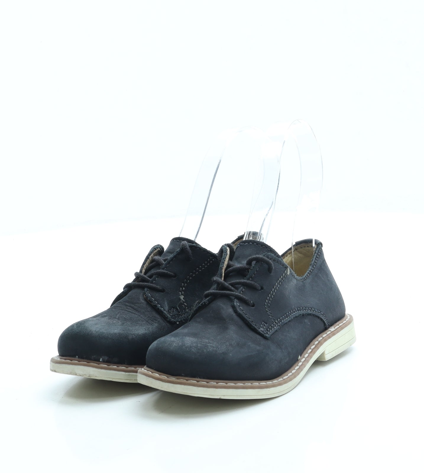 NEXT Boys Black Polyester Boat Shoe Casual UK 8