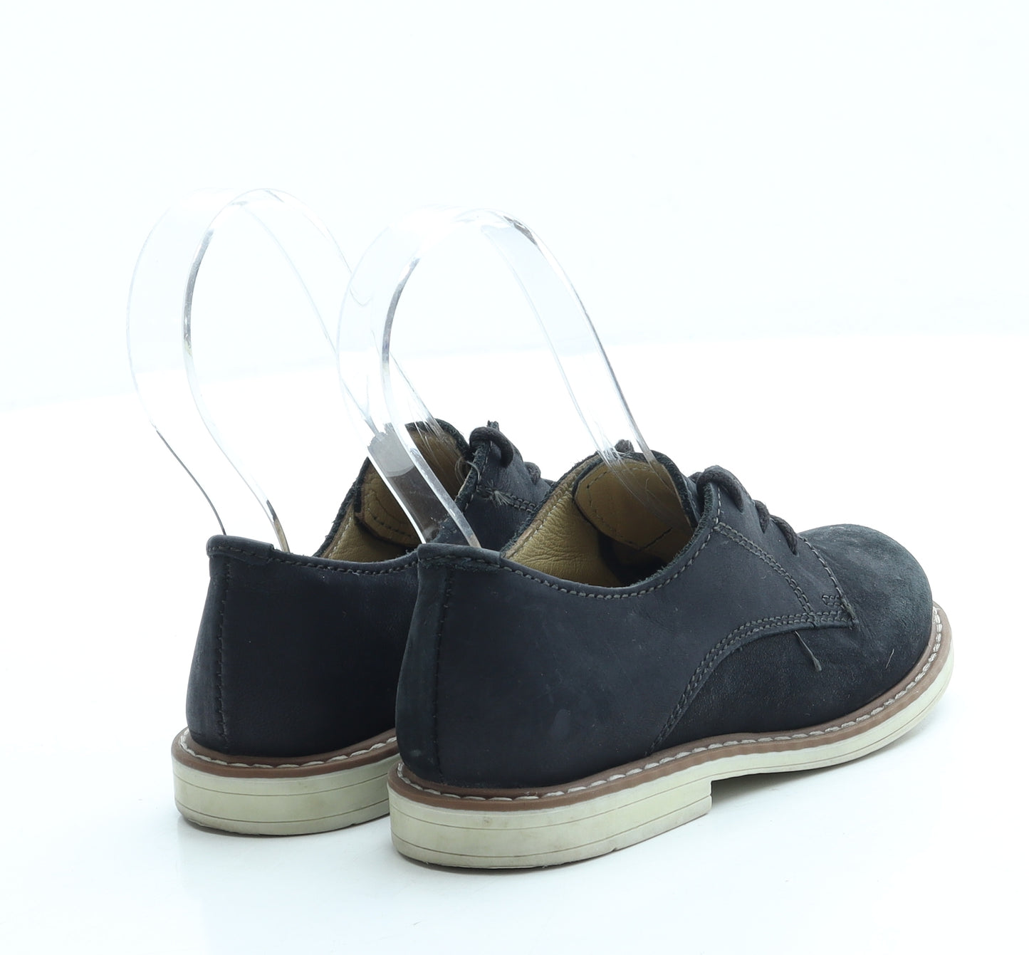 NEXT Boys Black Polyester Boat Shoe Casual UK 8