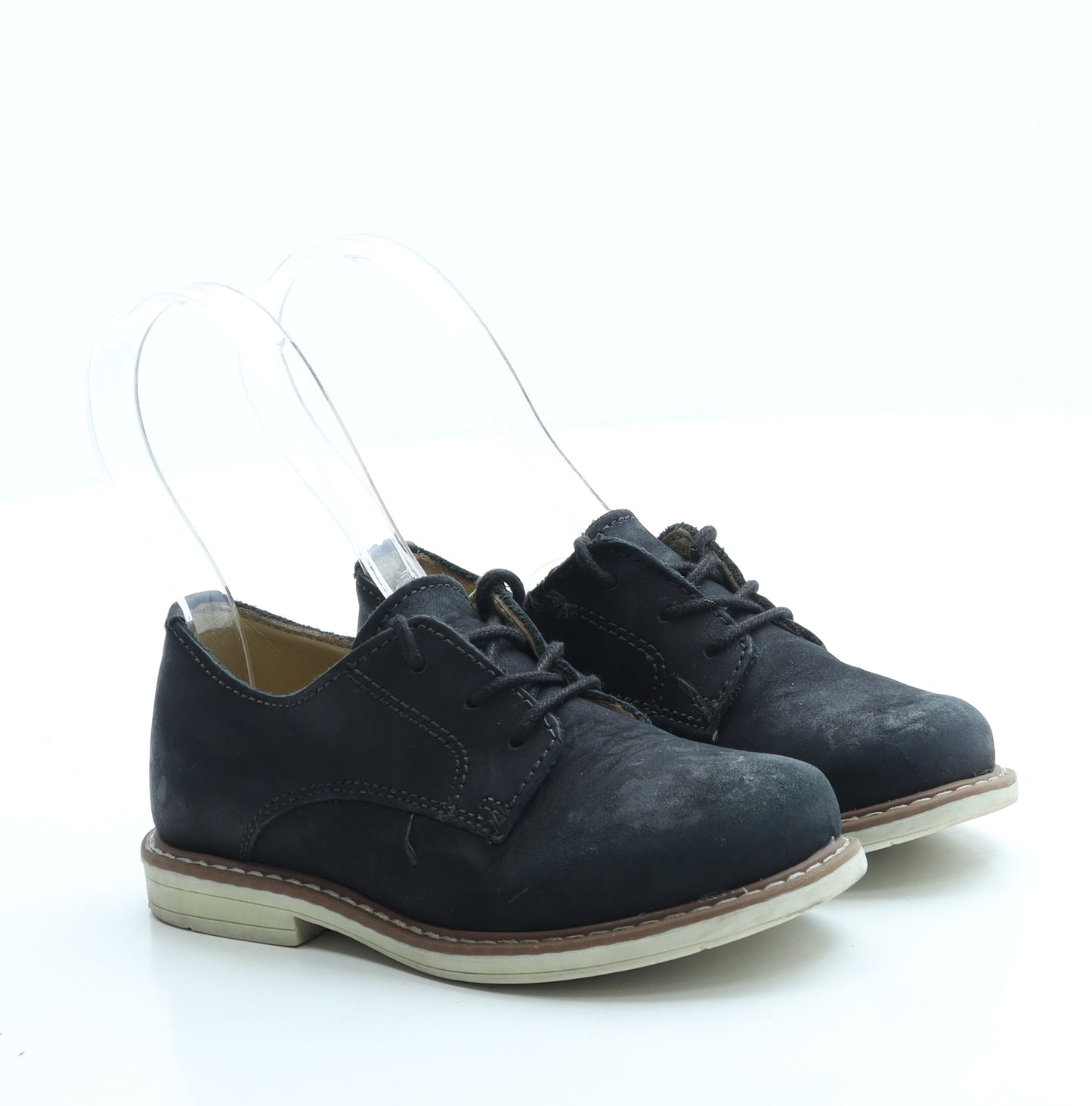 NEXT Boys Black Polyester Boat Shoe Casual UK 8