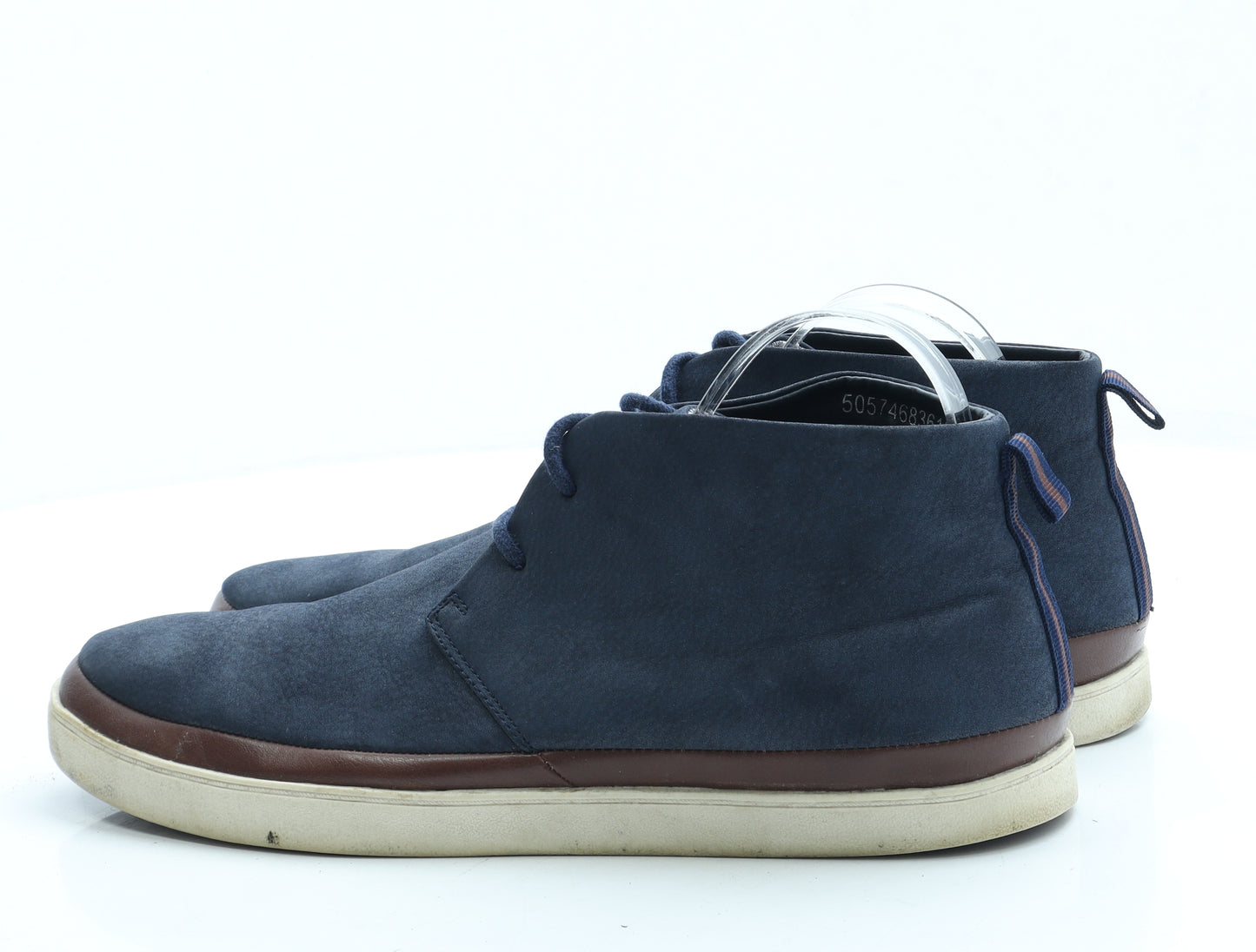 TU Mens Blue Leather Chukka Boot UK 10