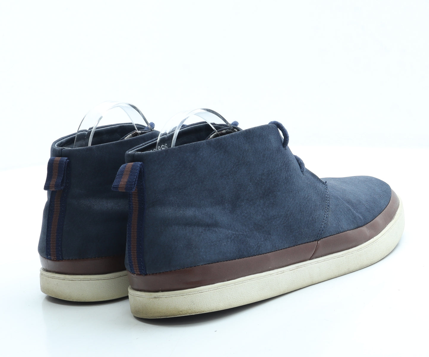 TU Mens Blue Leather Chukka Boot UK 10