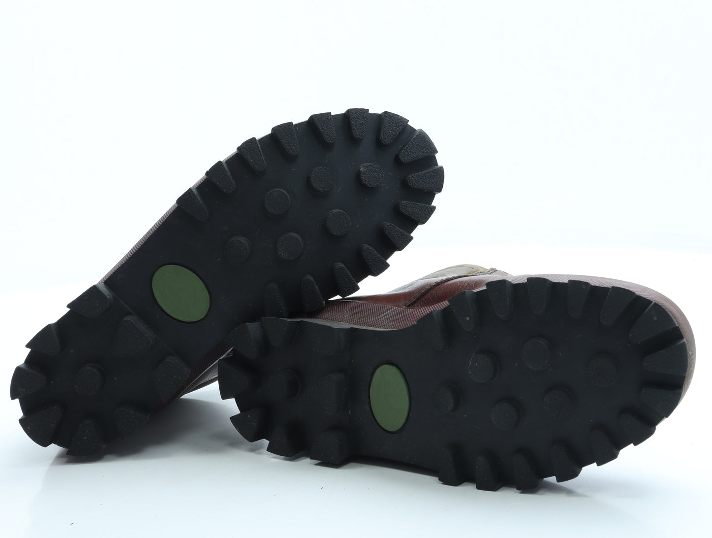 Chris Black Womens Brown Leather Combat Boot UK 5.5