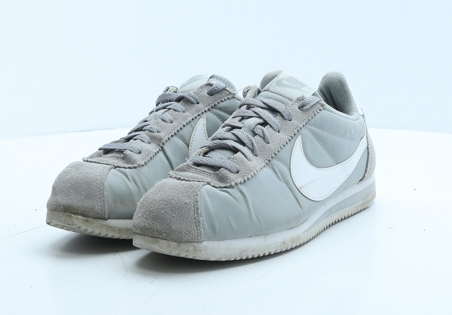 Nike Mens Grey Geometric Suede Trainer UK 9 44