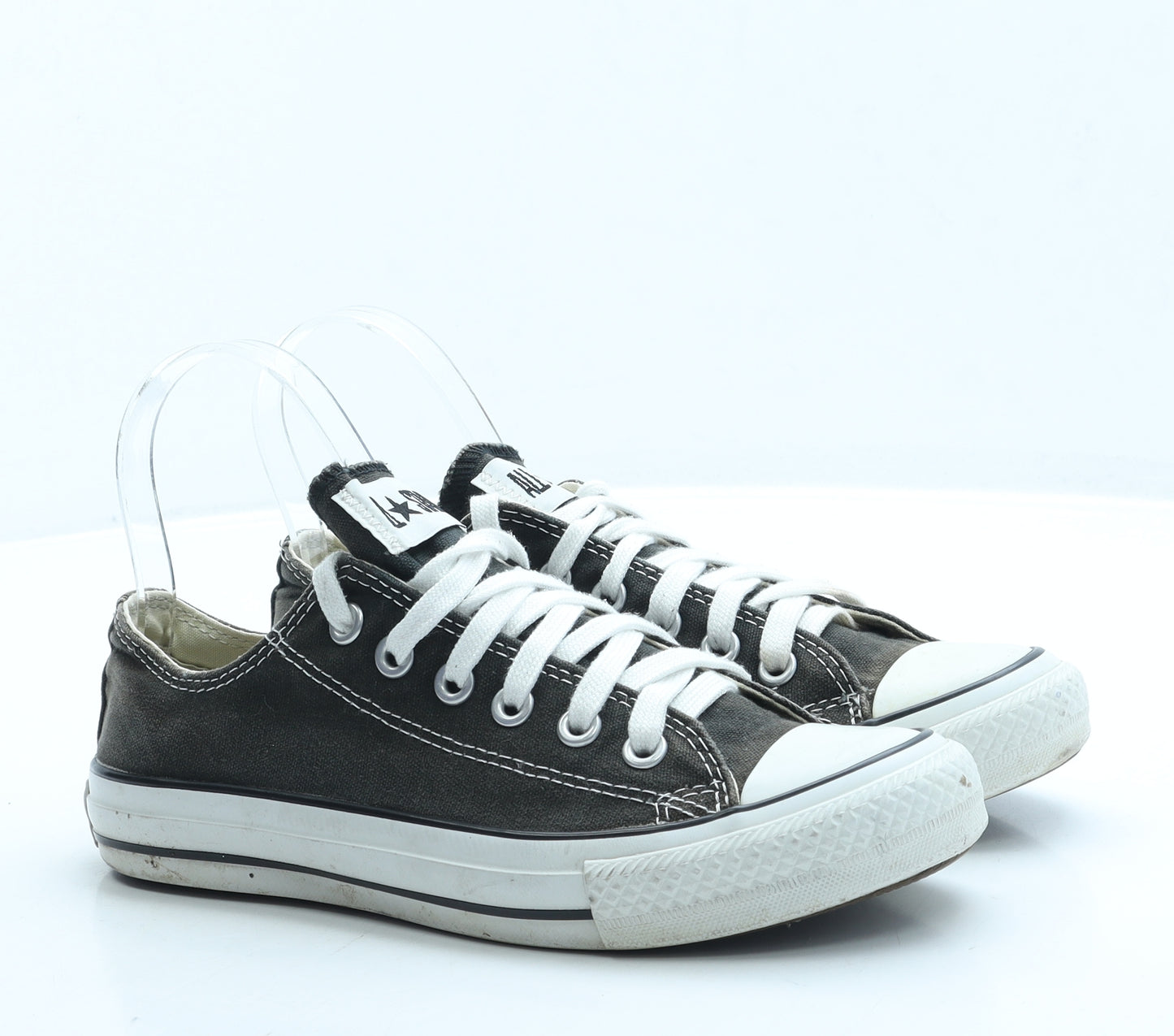 Converse Womens Grey Fabric Trainer UK 5 37.5