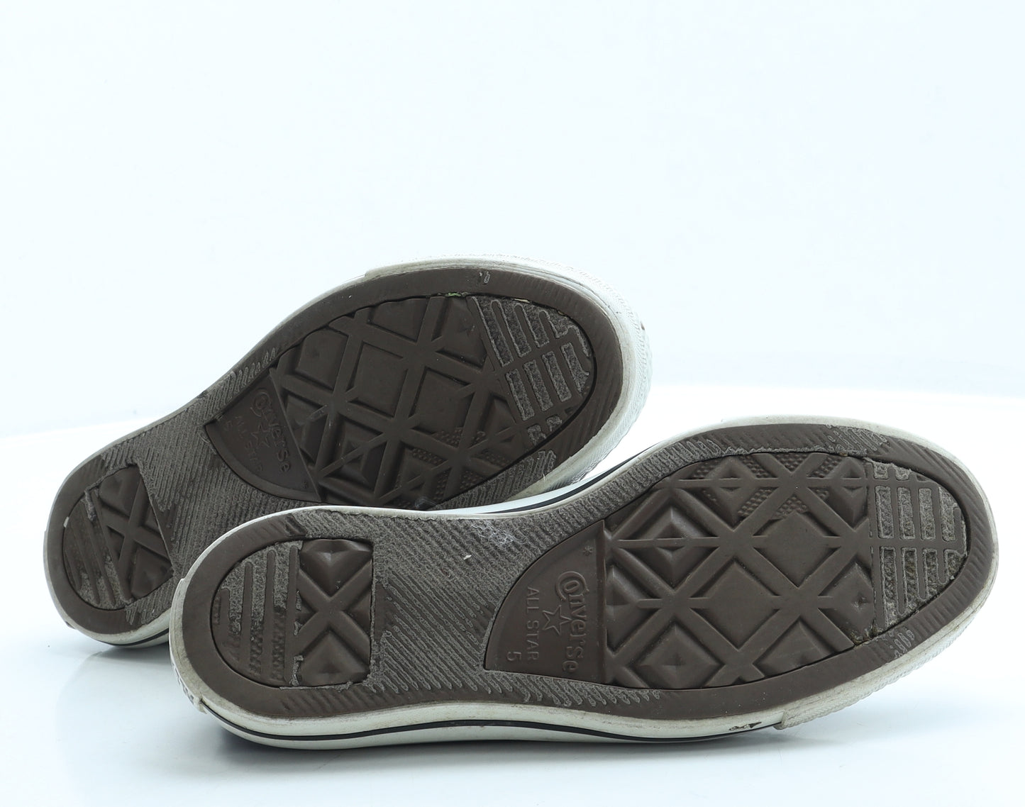 Converse Womens Grey Fabric Trainer UK 5 37.5