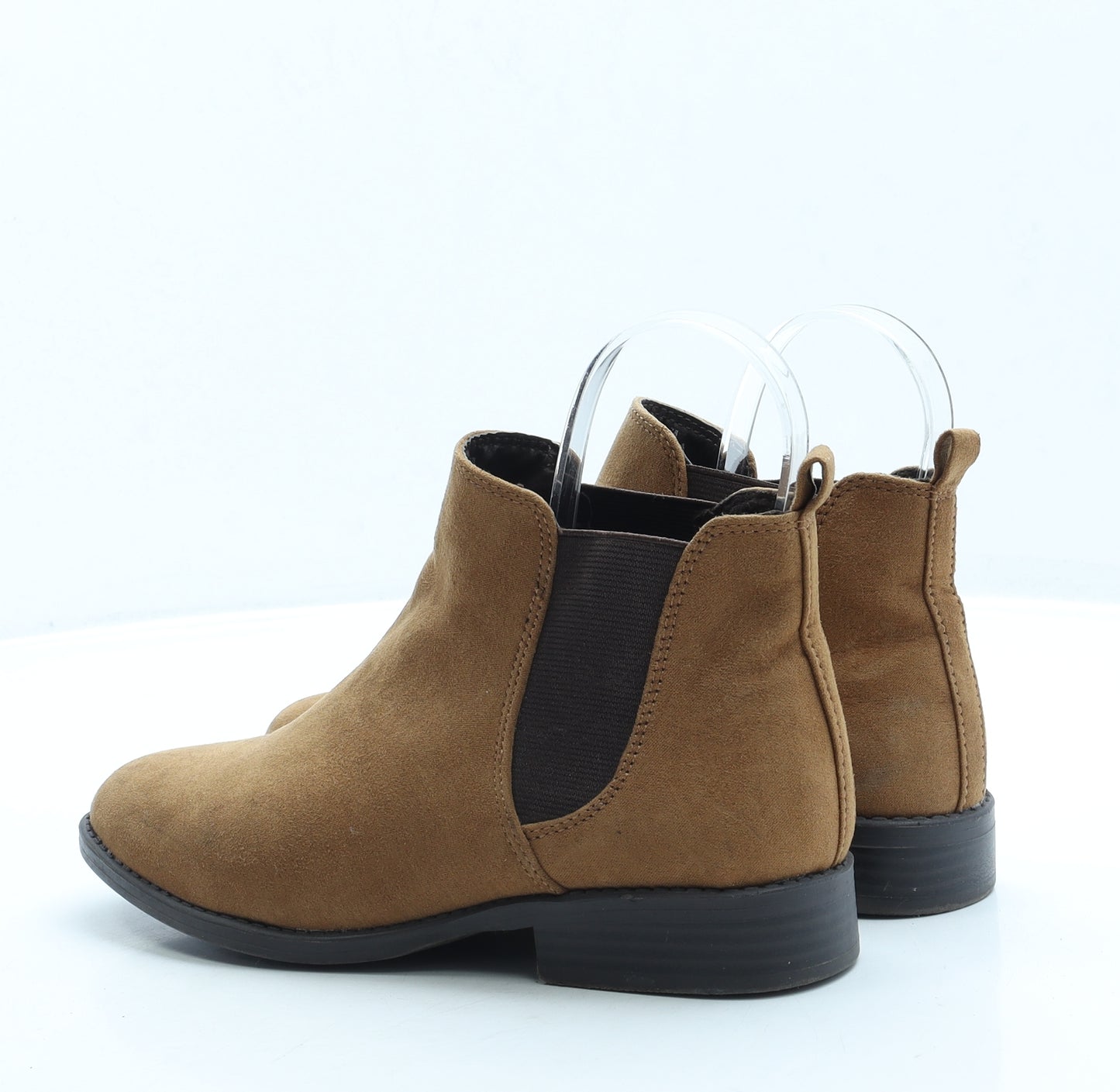 Primark Womens Brown Suede Chelsea Boot UK 4 37 US 6