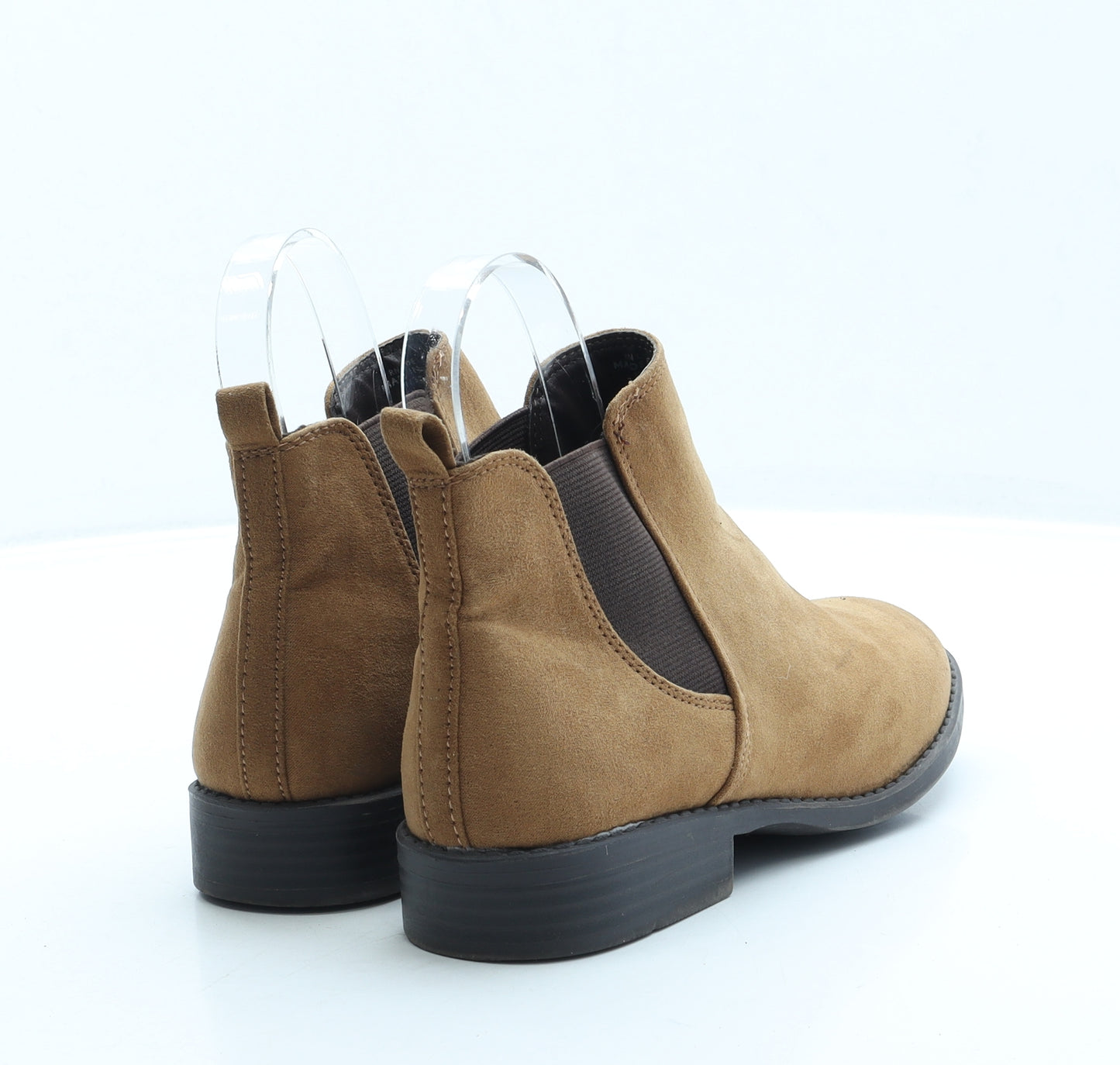 Primark Womens Brown Suede Chelsea Boot UK 4 37 US 6