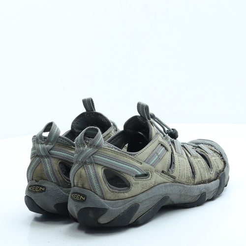 KEEN Womens Beige Polyester Slip On Flat UK 4.5 37.5 - Walking