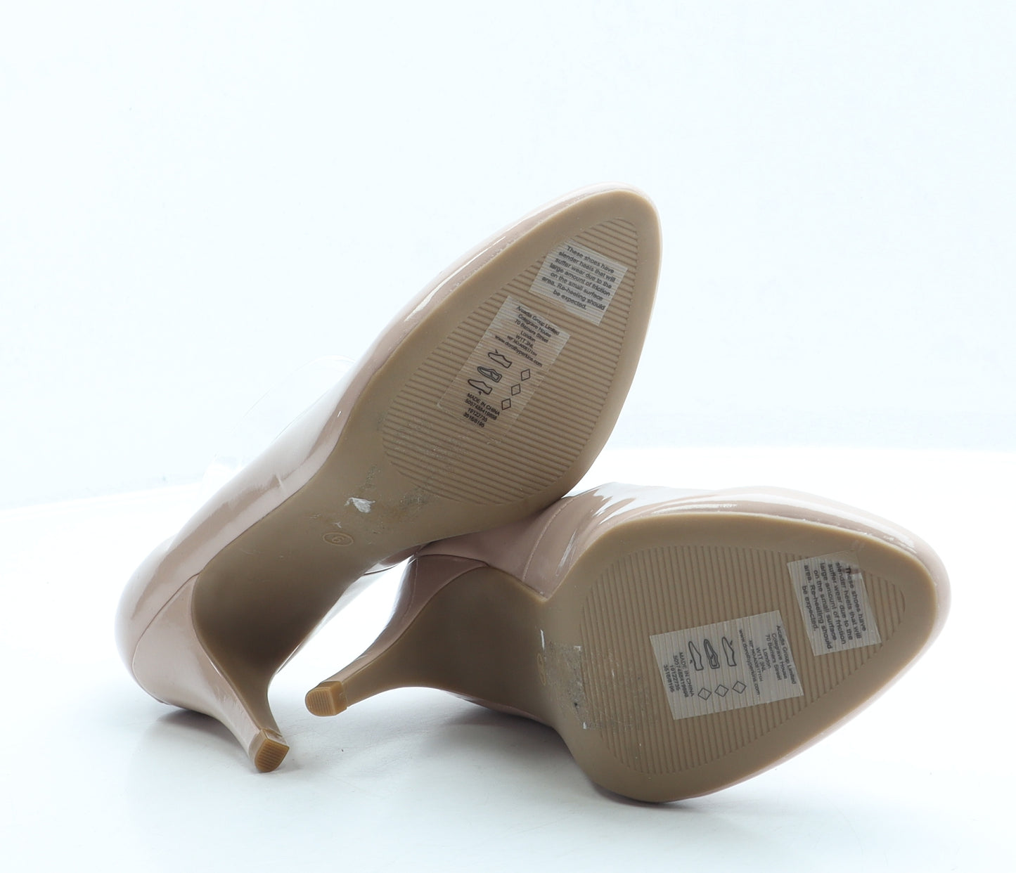 Dorothy Perkins Womens Pink Leather Court Heel UK 6