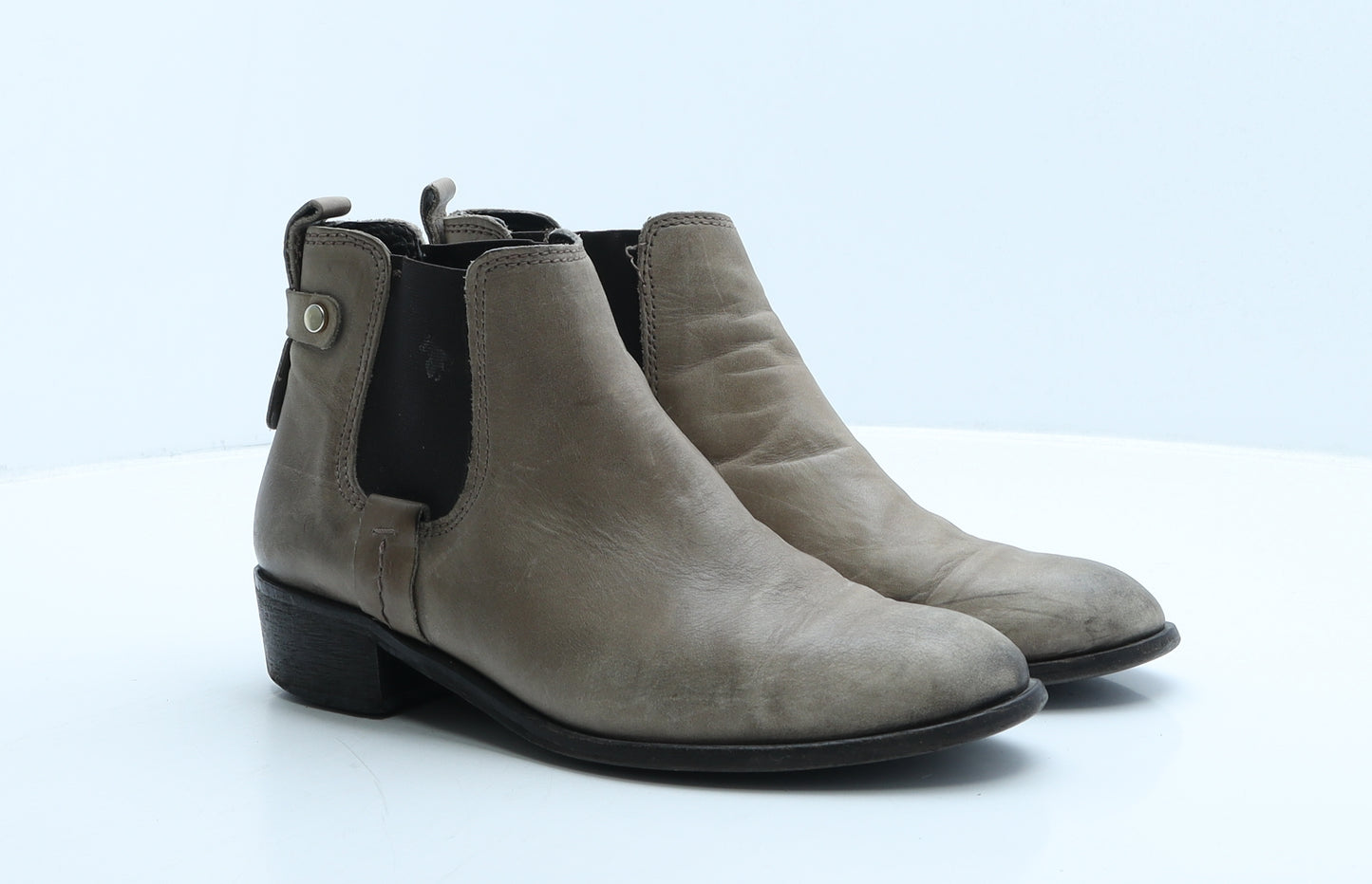 Preworn Womens Brown Leather Chelsea Boot UK 6 39