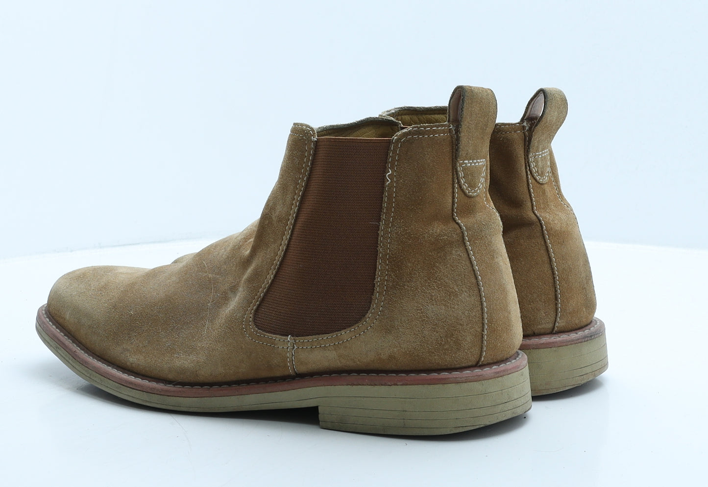 Steptronic Mens Brown Suede Chelsea Boot UK 11 45
