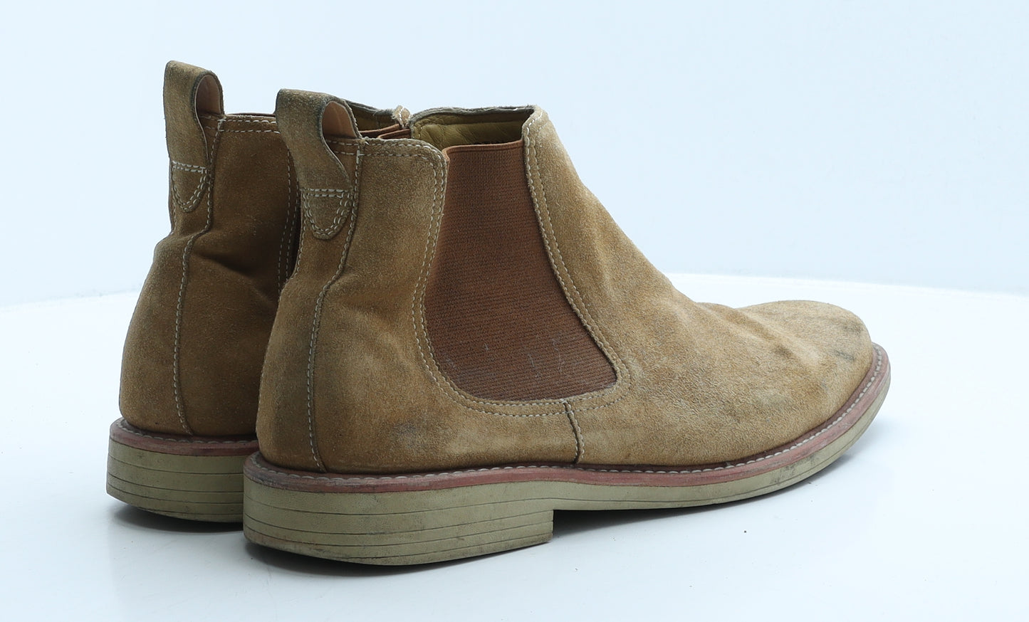 Steptronic Mens Brown Suede Chelsea Boot UK 11 45
