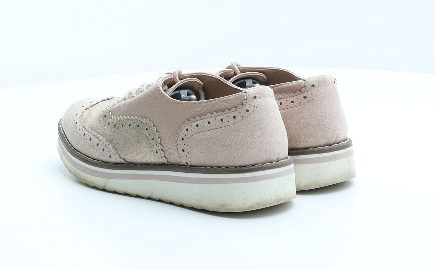 Primark Womens Pink Synthetic Flat UK 4 37 US 6