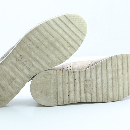 Primark Womens Pink Synthetic Flat UK 4 37 US 6