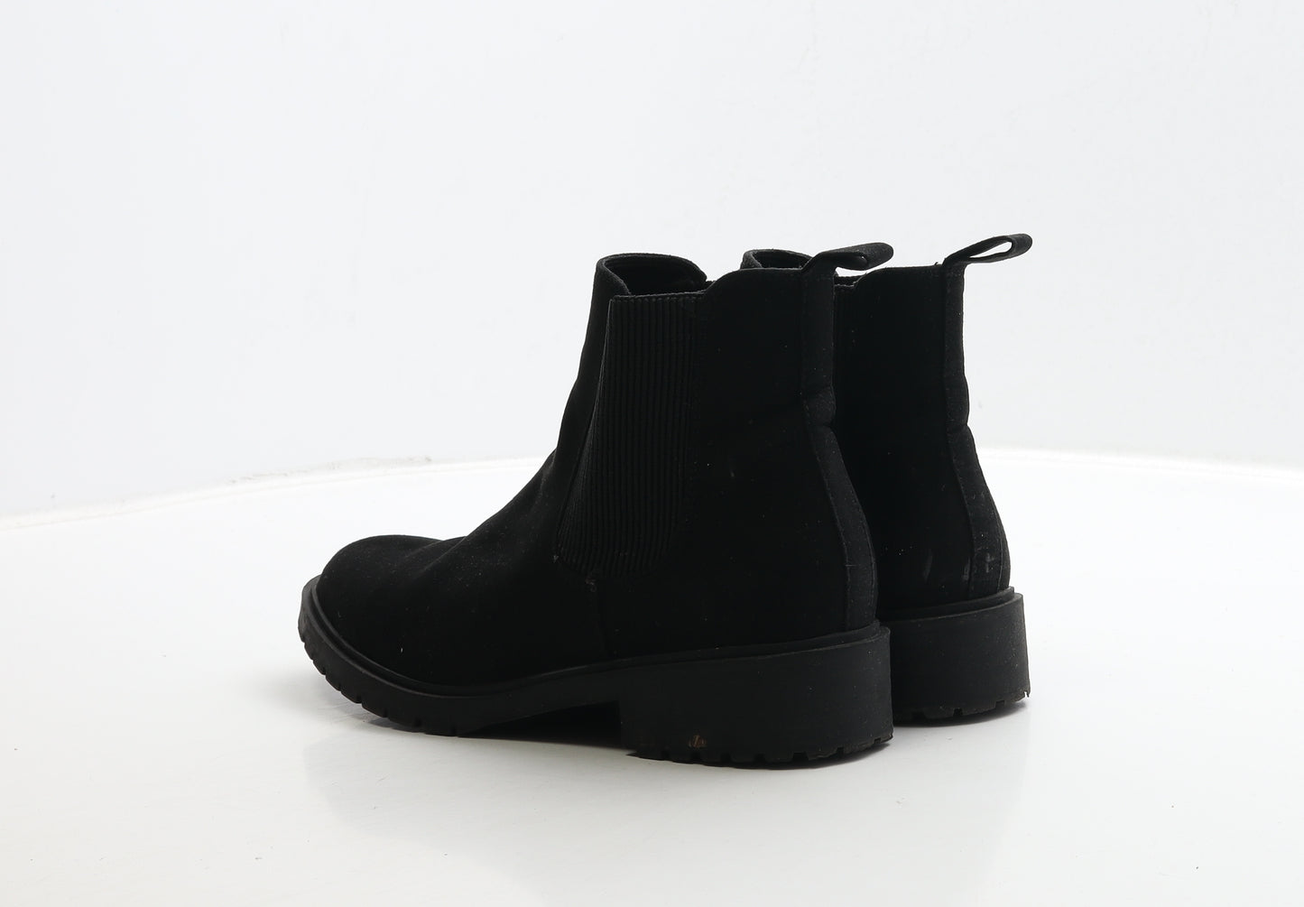 New Look Girls Black Suede Chelsea Boot UK 5 37