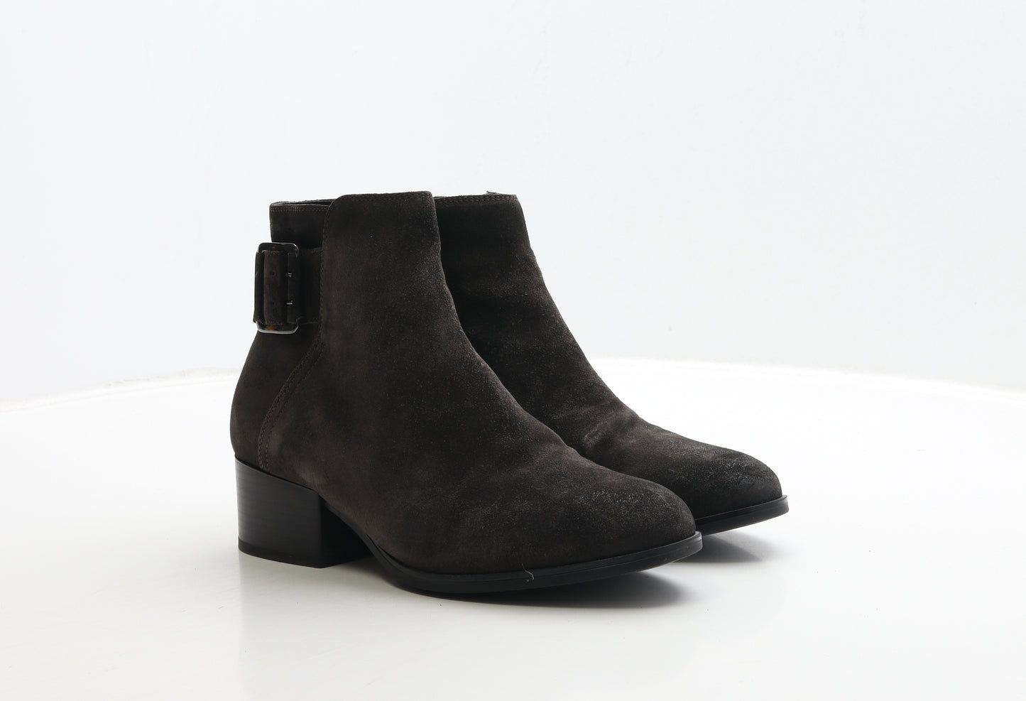 Clarks Womens Brown Suede Bootie Boot UK 6 39
