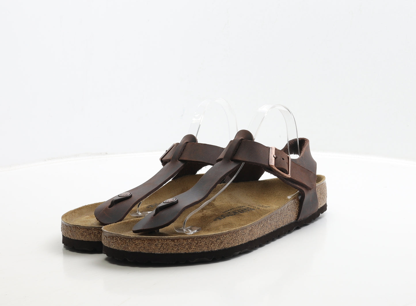 Birkenstock Mens Brown Leather Thong Sandal UK 11 45