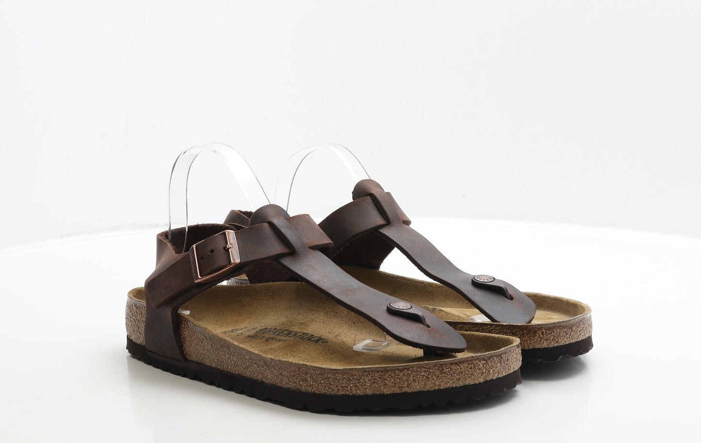 Birkenstock Mens Brown Leather Thong Sandal UK 11 45