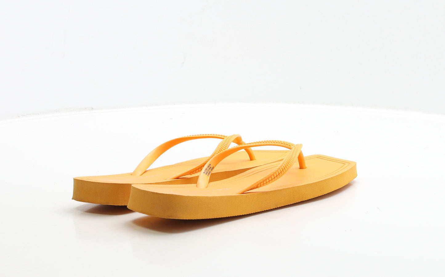 Primark Womens Orange Rubber Thong Sandal UK 5 38