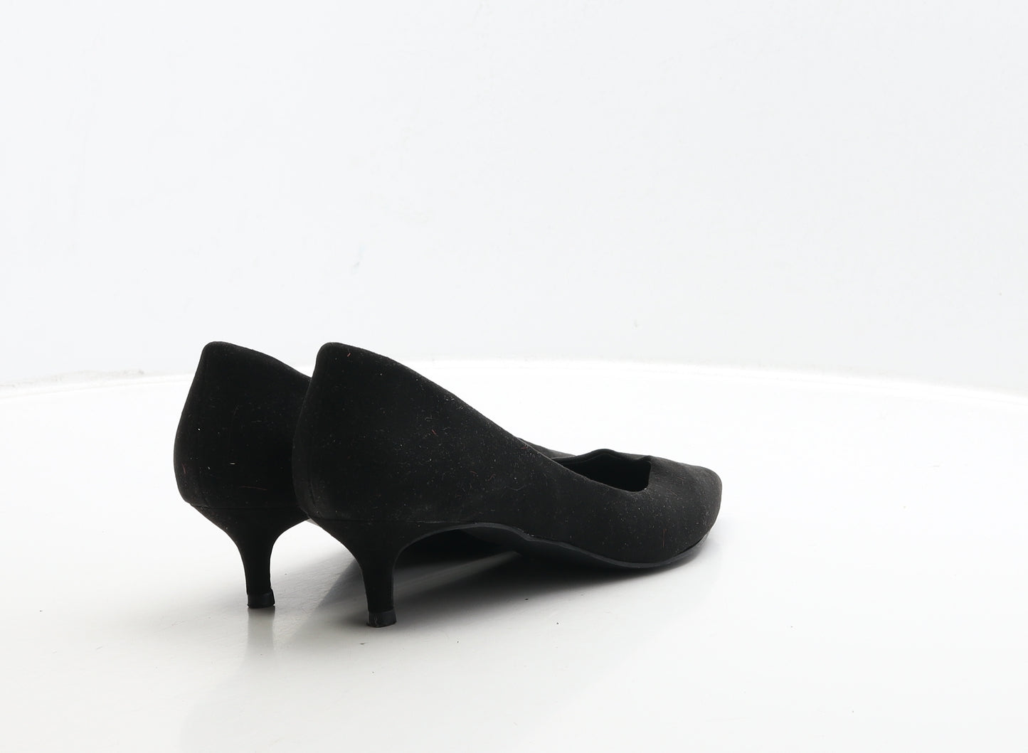 New Look Womens Black Suede Court Heel UK 4 37