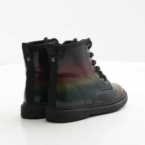 NEXT Girls Multicoloured Polyester Biker Boot UK 7