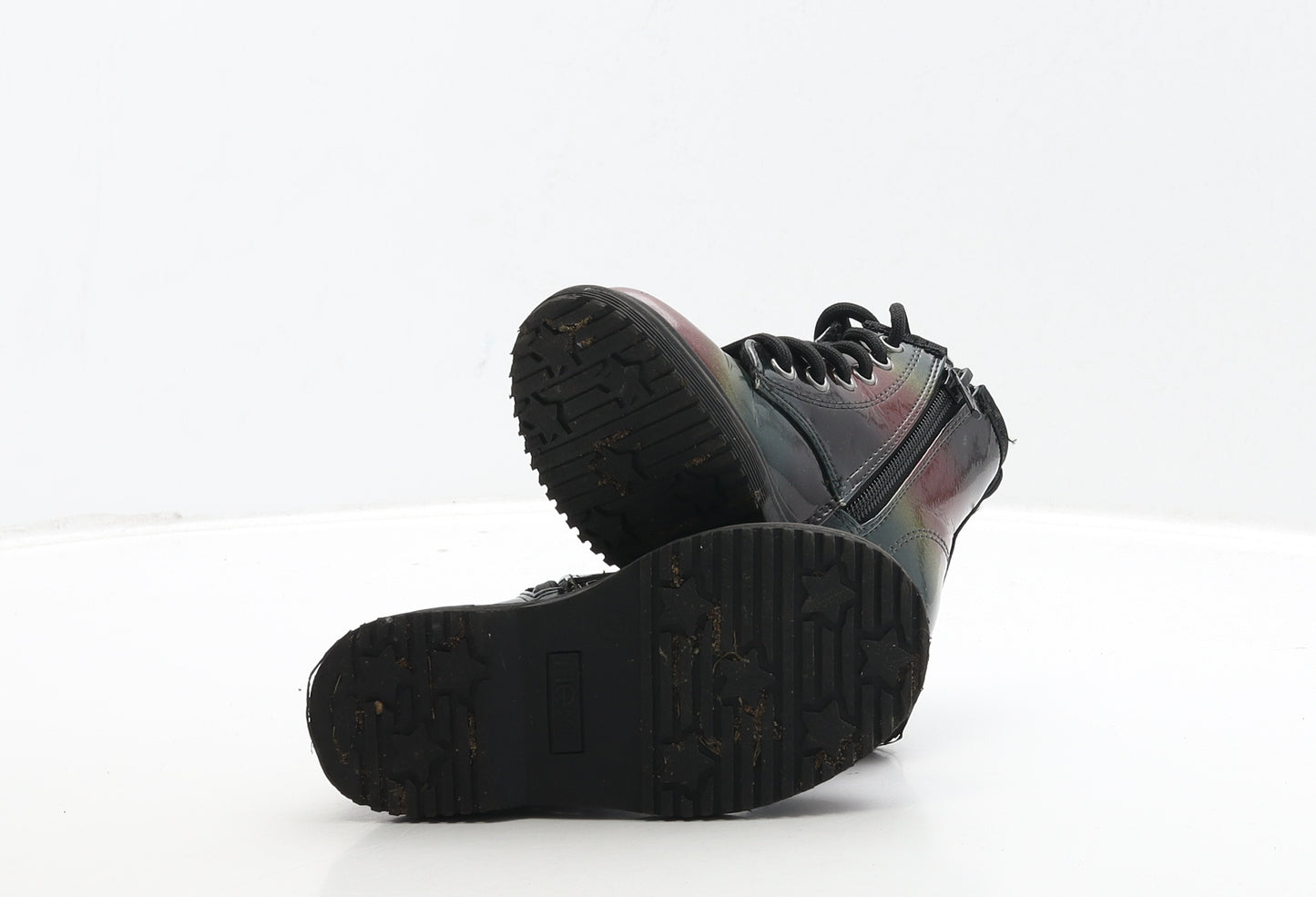 NEXT Girls Multicoloured Polyester Biker Boot UK 7