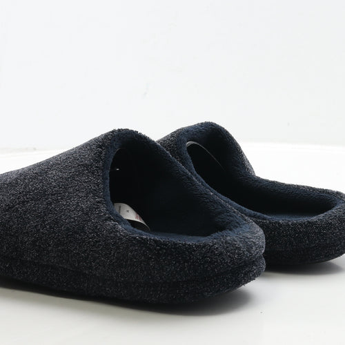TU Mens Blue Polyester Slip On Slipper UK 9