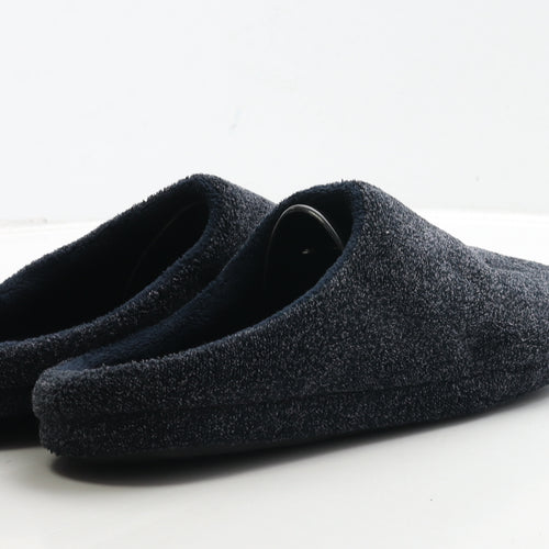 TU Mens Blue Polyester Slip On Slipper UK 9