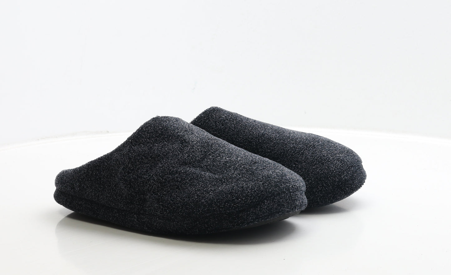 TU Mens Blue Polyester Slip On Slipper UK 9