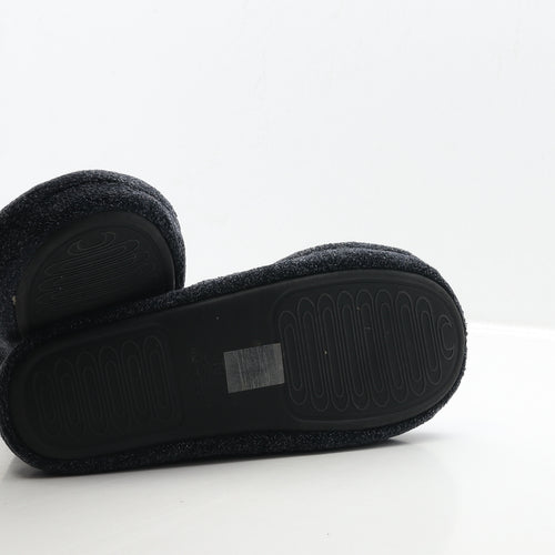 TU Mens Blue Polyester Slip On Slipper UK 9