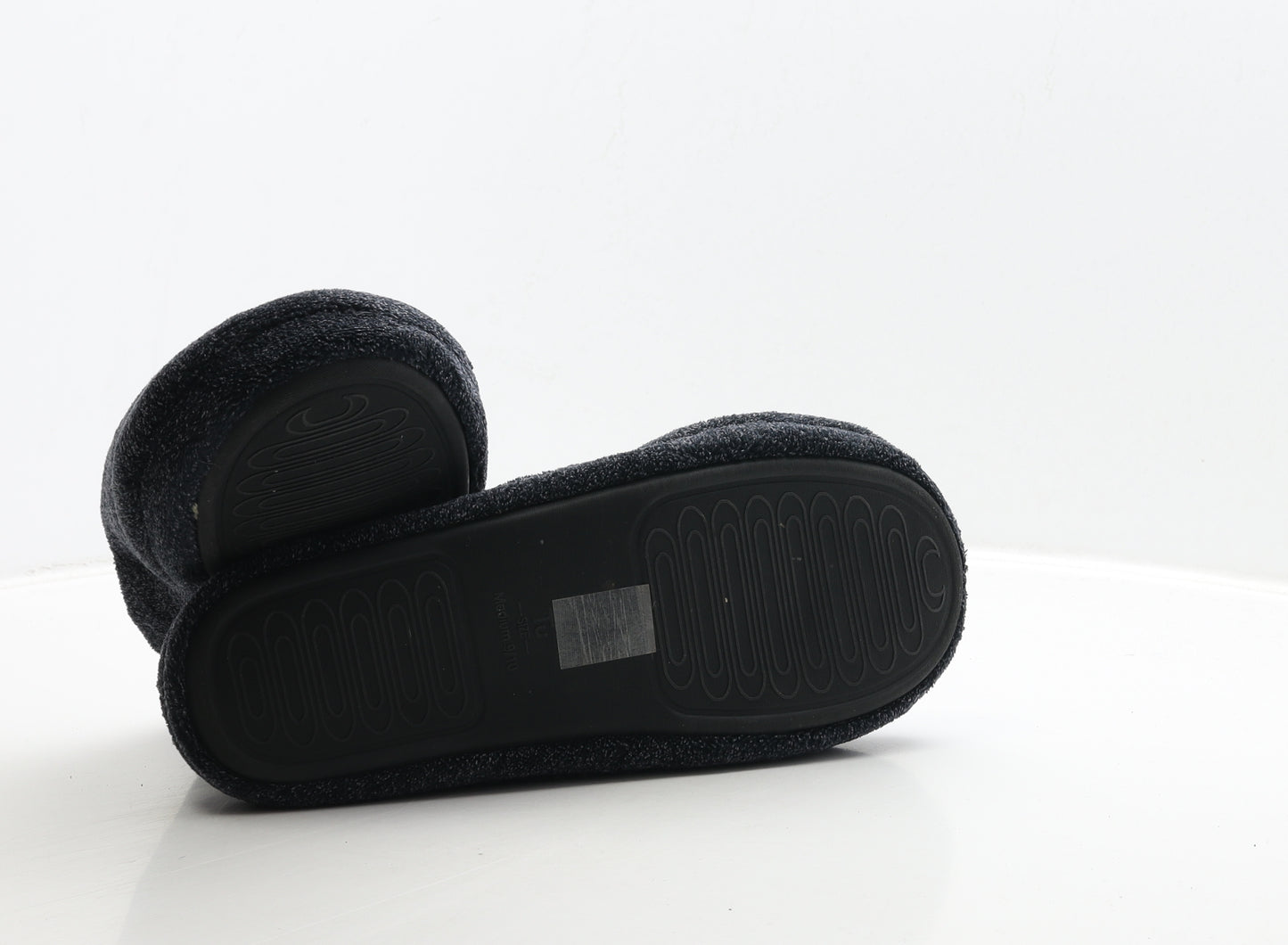 TU Mens Blue Polyester Slip On Slipper UK 9