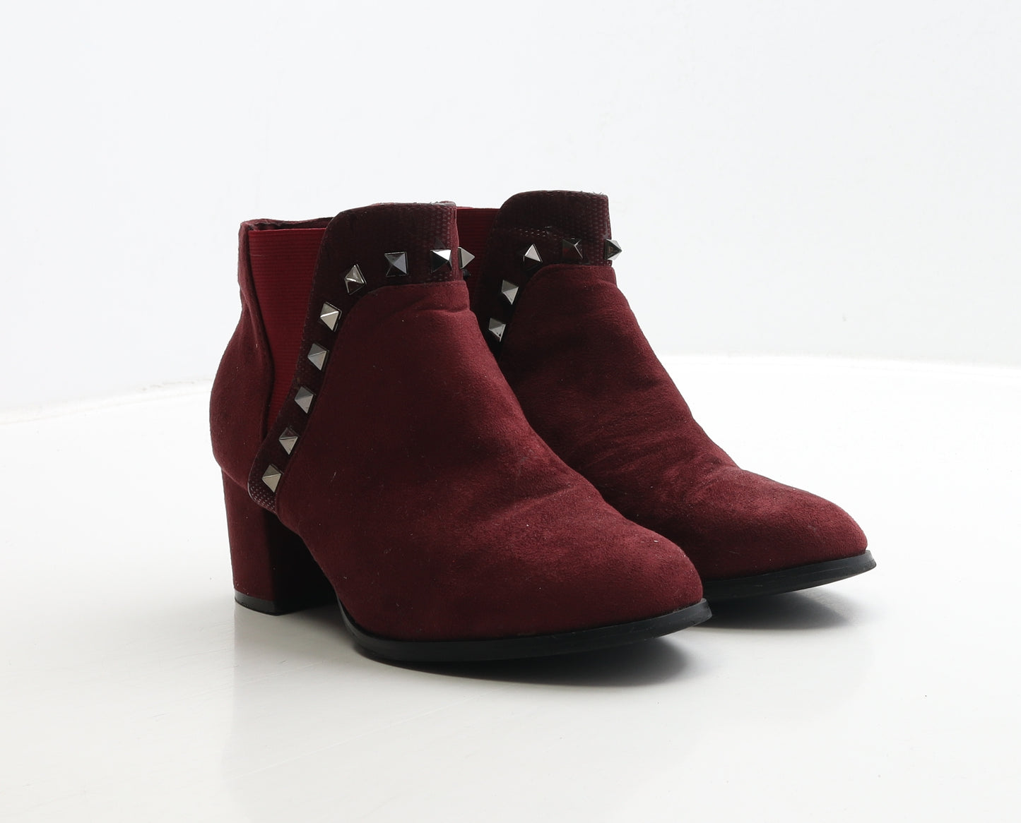 Nio Nio Womens Red Suede Chelsea Boot UK 5 38