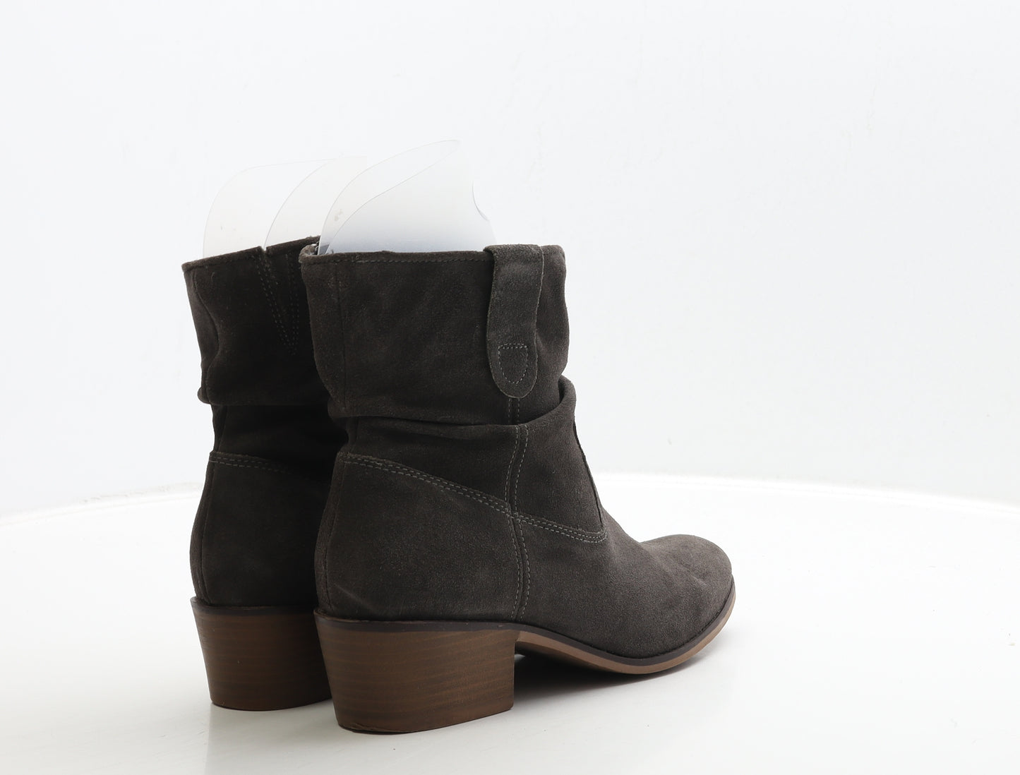 Marks and Spencer Womens Brown Suede Cowboy Boot UK 5
