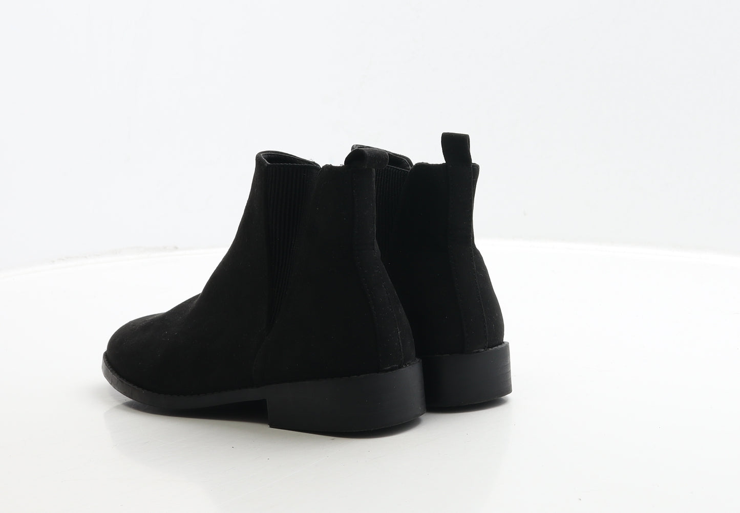 Primark Womens Black Suede Chelsea Boot UK 3 36