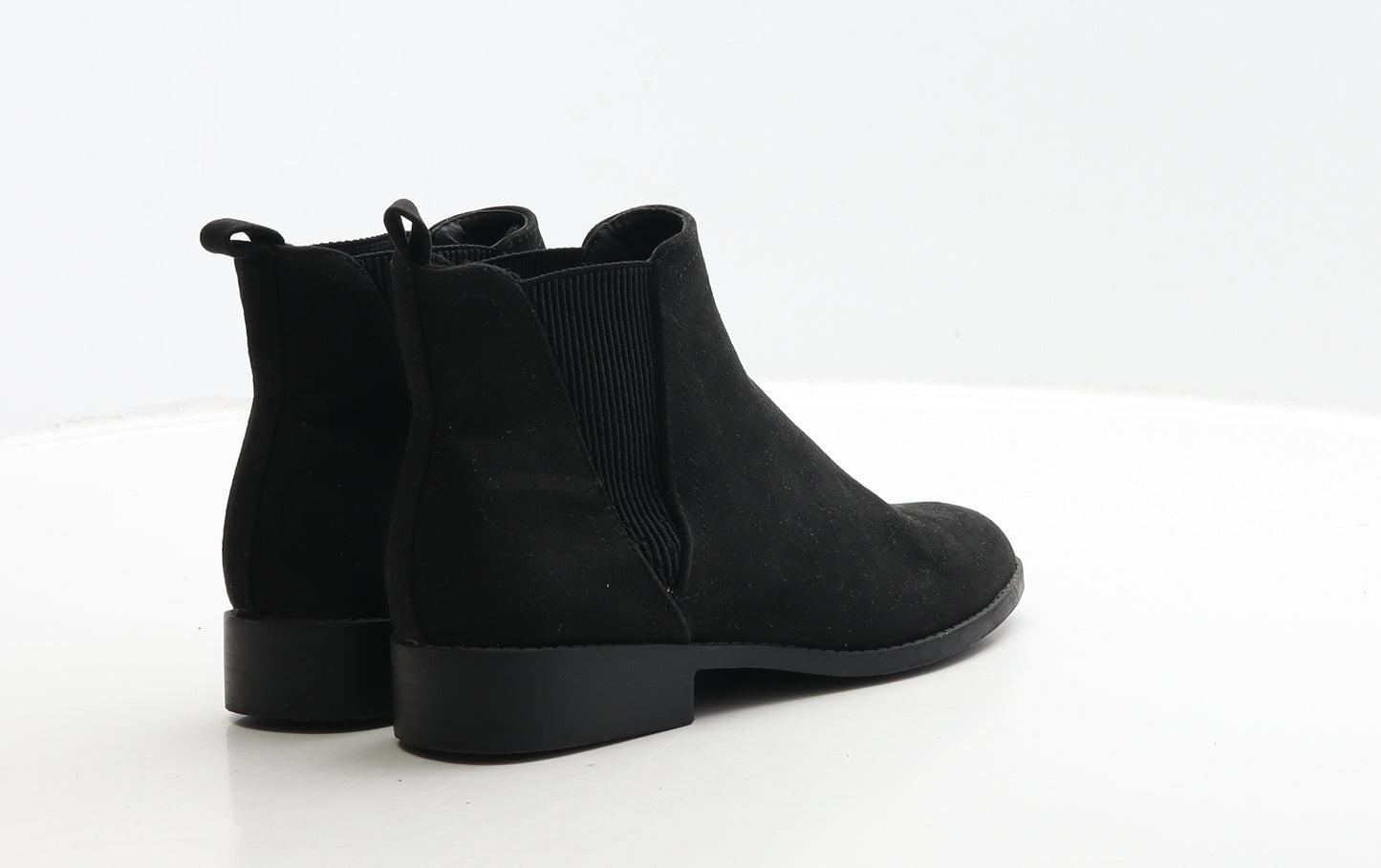 Primark Womens Black Suede Chelsea Boot UK 3 36