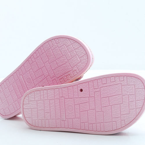 Fashion Womens Multicoloured Rubber Slider Sandal UK 5 38 - Rainbow