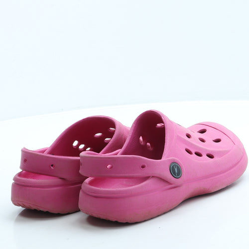 Preworn Girls Pink Rubber Clog Sandal UK 1 33