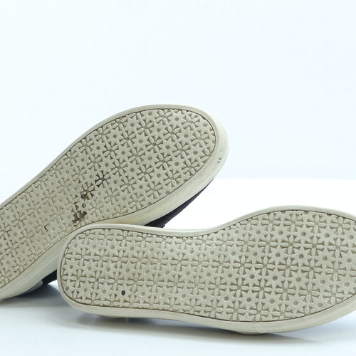 F&F Womens Blue Polyester Slip On Flat UK 6 39