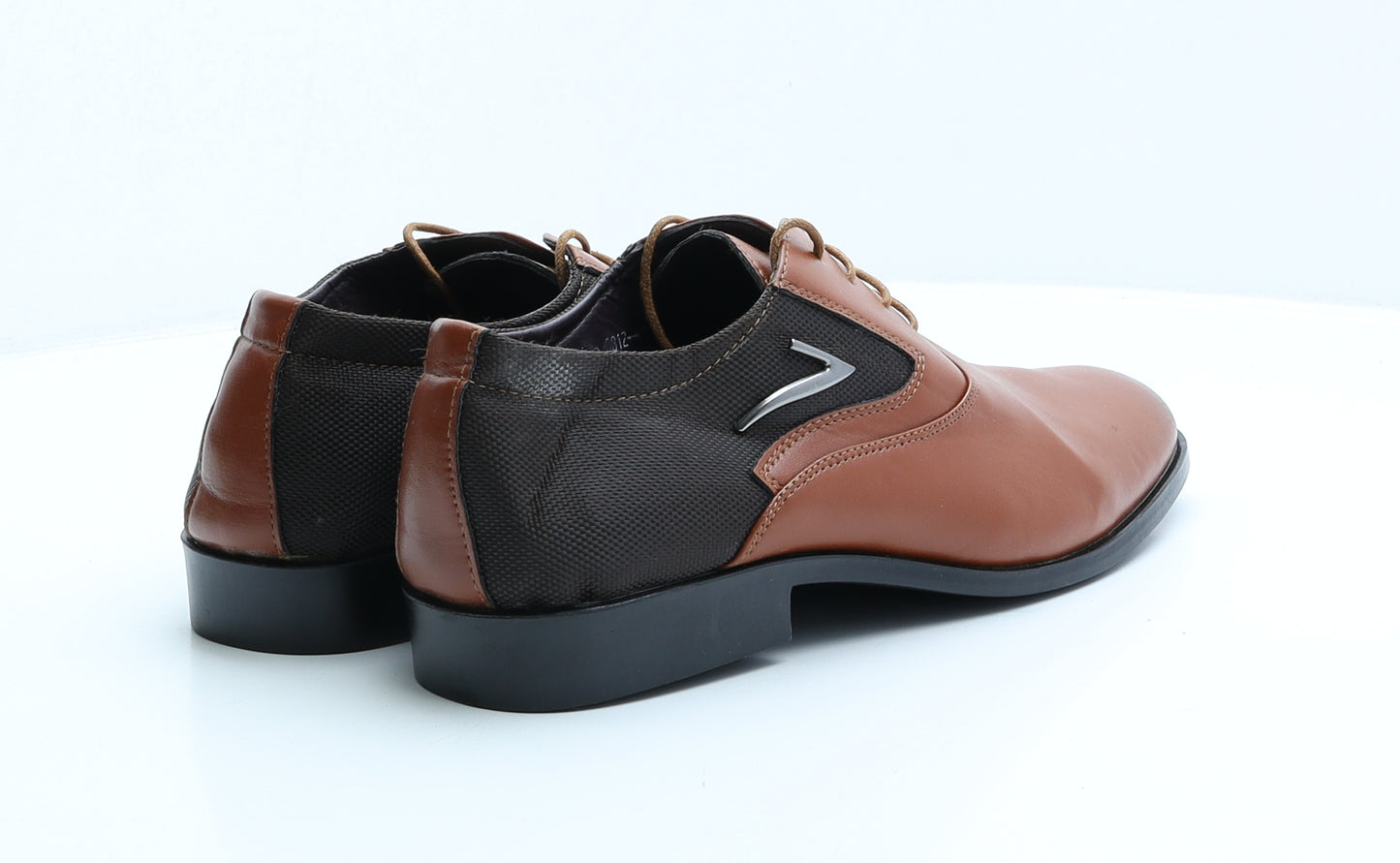Fashion Mens Brown Leather Oxford Dress UK 12.5 46