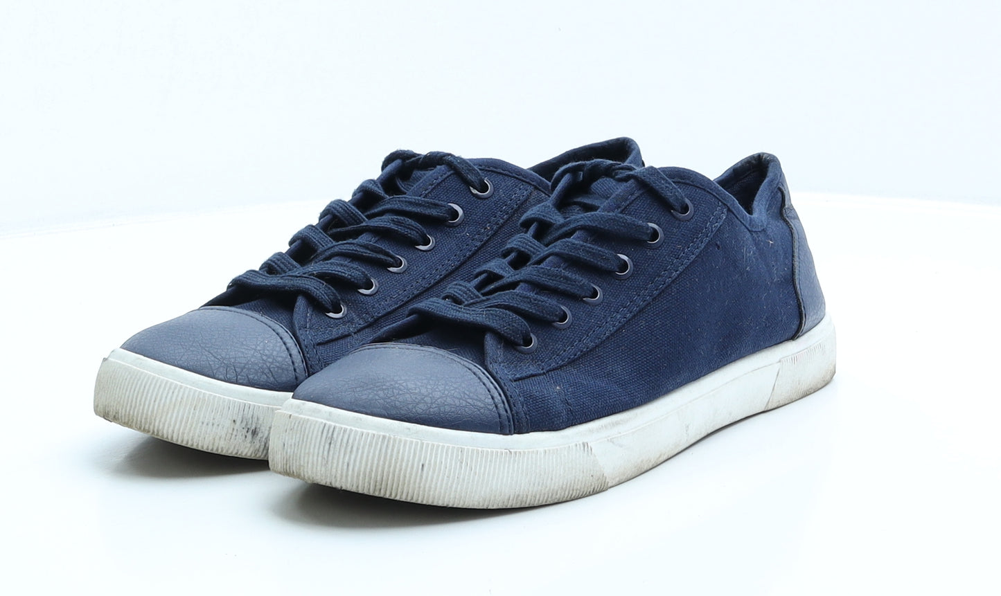 F&F Mens Blue Polyester Trainer UK 7 41