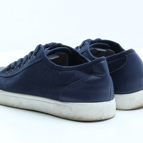 F&F Mens Blue Polyester Trainer UK 7 41